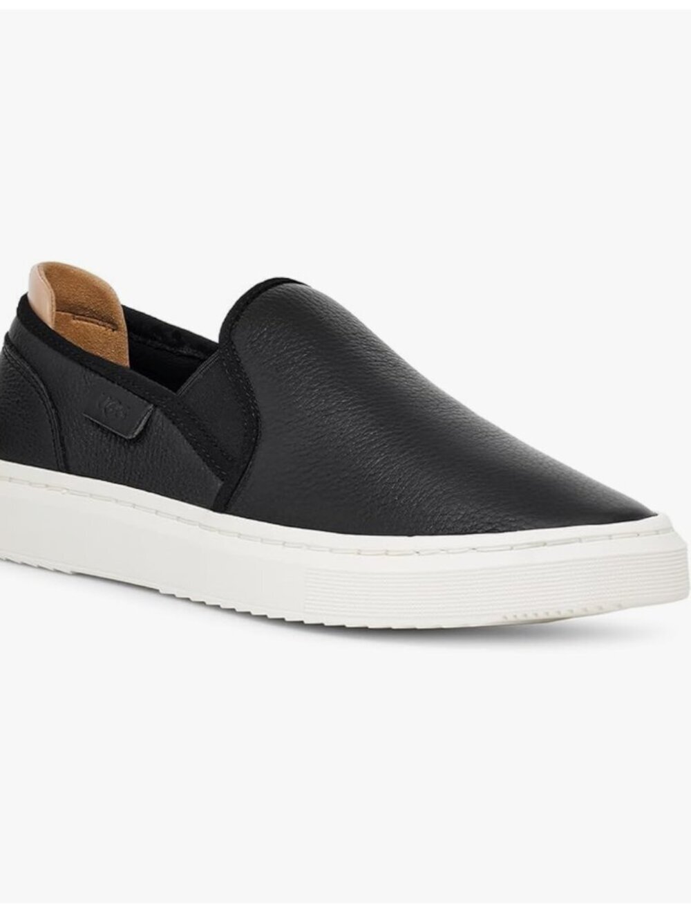 UGG SZ 10 Mens Alameda Navy Leather Slip on Sneakers Casual Streetwear Preppy